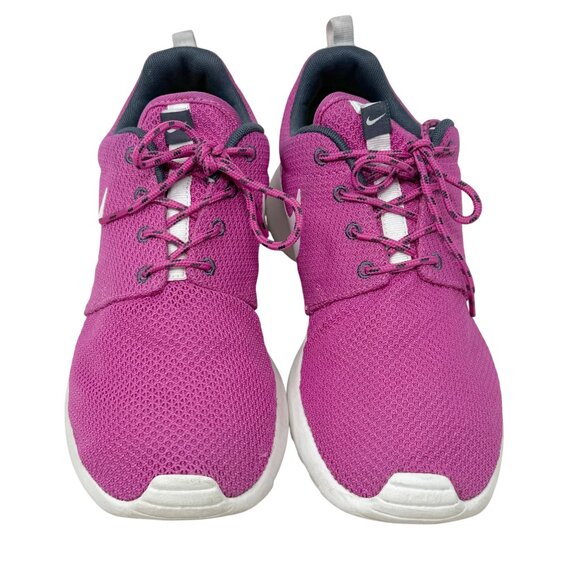 Nike Rosherun Club Pink & Summit White Womens Sneakers Size 9 Mesh Upper - Picture 3 of 12